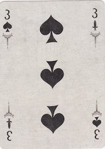 cartomancy 3 of spades