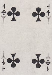 cartomancy 4 of clubs